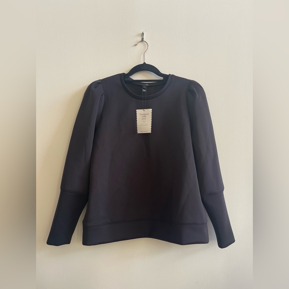 NWT Stella and Dot Puff Sleeve Pullover Sweater